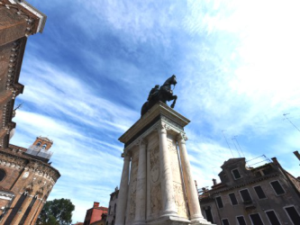 Un condottiero con tre Colleoni cosƬ...