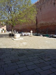 Aspettando gli sposi in campo