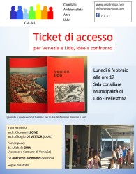 Lido e Ticket di accesso: un incontro pubblico
