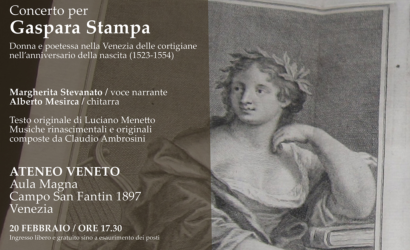 Gaspara Stampa: un concerto per i 500 anni dalla nascita della poetessa