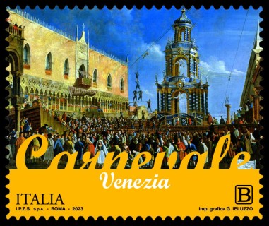 Un francobollo dedicato al Carnevale di Venezia