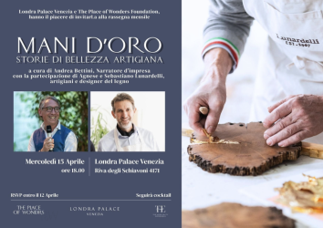 Le "Mani d'Oro" di chi lavora il legno: un incontro al Londra Palace